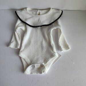 Infant SZ 0-3M RZ by Rachel Zoe  Ivory Bodysuit